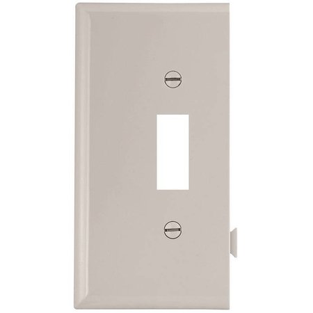 EATON WIRING DEVICES Wallplate Sect End Tgl Mid Wht STE1W
